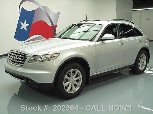 2006 infiniti fx35 awd sunroof htd leather rear cam 67k texas direct auto