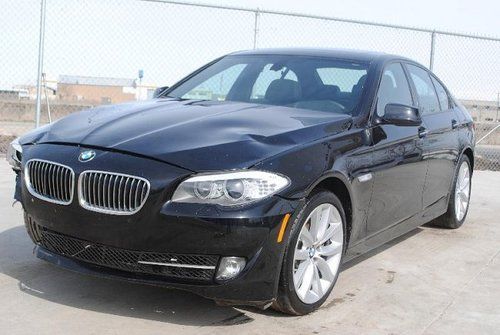 2012 bmw 535i damaged rebuilder runs! only 8k miles priced to sell loaded l@@k!!