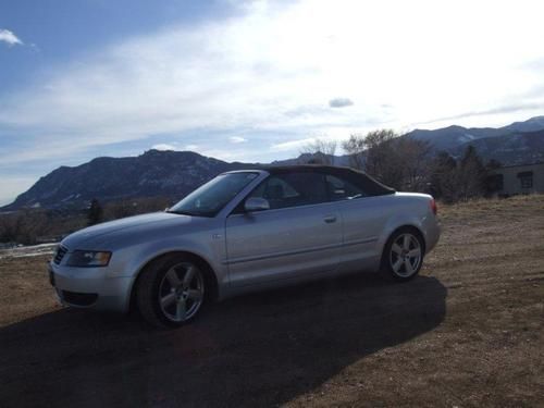 2006 audi a4 2dr cabriolet 1.8t cvt