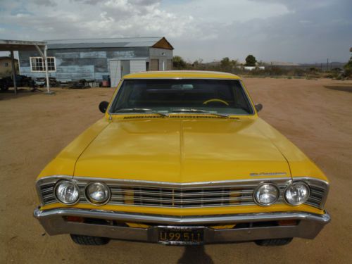 1967 ELCAMINO 350/350H.P CALIFORNIA CAR, POSI REAR, DAYTONA YELLOW, GREAT DRIVER, US $13,500.00, image 2