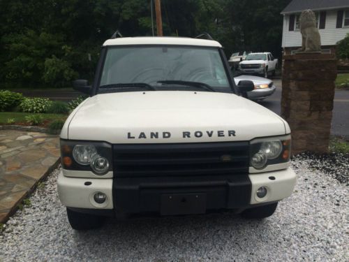 2003 land rover discovery ii 2 se7 fully loaded white on black 105k