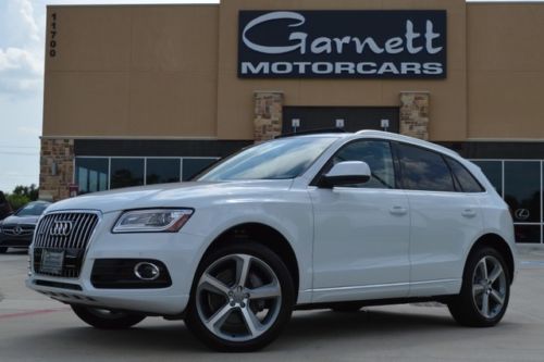 2014 audi q5 tdi awd quattro prestige white navigation houston texas finance