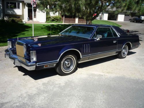 1979 lincoln mark v collector&#039;s series exquisite only 14978 original miles