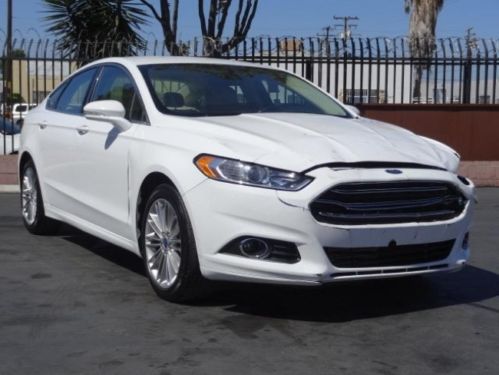 2013 ford fusion se damaged fixable rebuilder repairable salvage runs! must see!