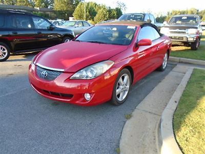 Toyota camry solara 2dr convertible sle v6 automatic low miles automatic gasolin