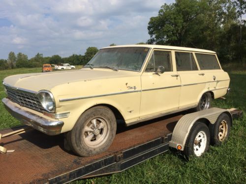 1964 chevy ii nova 400 series wagon 327 engine with powerglide from california