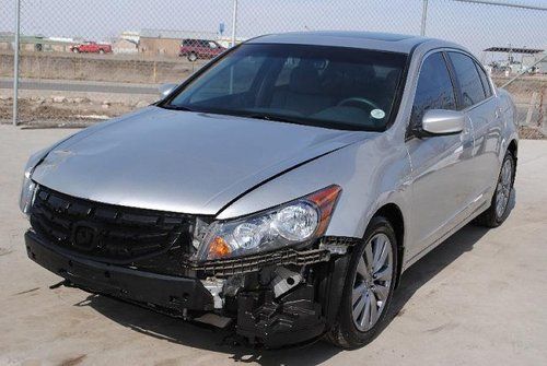 2012 honda accord sdn ex-l salvage repairable rebuilder only 3k miles runs!!!