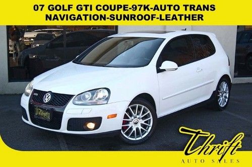 07 golf gti coupe-97k-auto trans-navigation-sunroof-leather