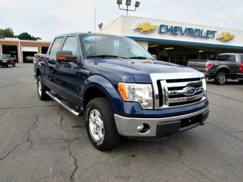 2012 ford f-150 xlt crew cab 4x4 automatic 4x4 pickup truck 4wd 1 owner carfax