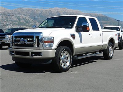 Ford  crew cab king ranch 4x4 powerstroke diesel leather navigation auto tow
