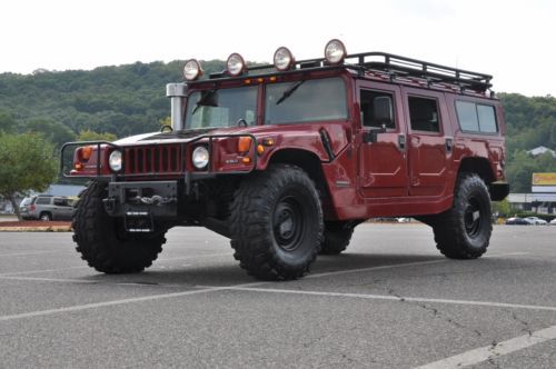 1999 hummer h1 wagon 6.5l turbo diesel awd low 52k miles offroad vehicle loaded