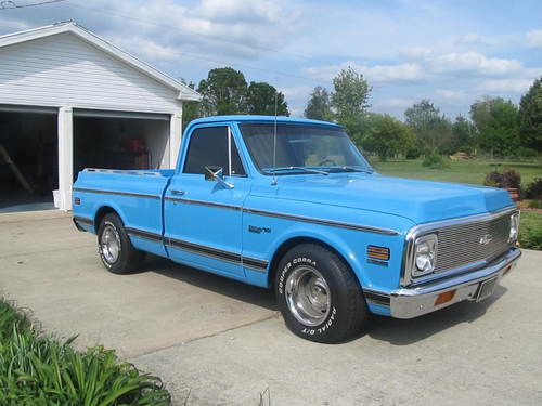 1971 chevy c-10 custom deluxe show truck