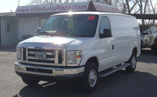 2013 ford e-250 xlt cargo work van  like new! 4k miles!