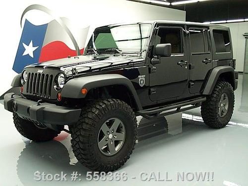 2011 jeep wrangler rubicon 4x4 cod black ops nav 13k mi texas direct auto