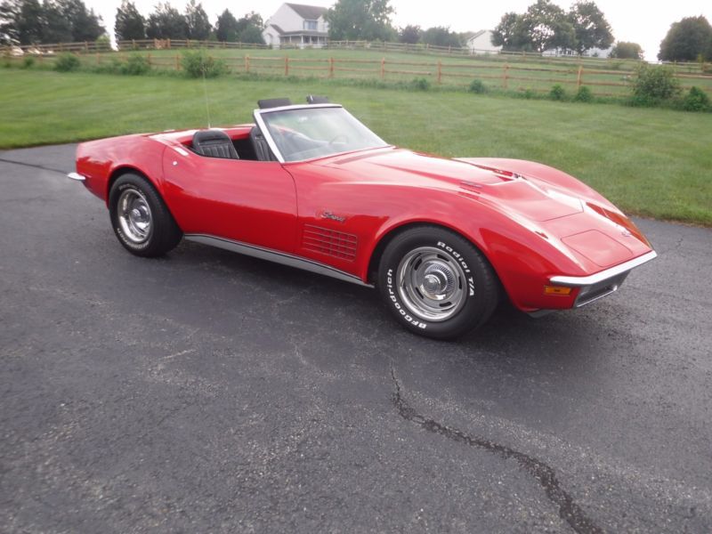 1971 chevrolet corvette convertible