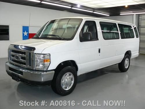 2010 ford e-350 sd xlt 3dr 15 passenger cd audio 25k mi texas direct auto