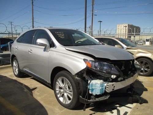 2012 rx450 h hybrid all-wheel drive navi only 7k miles! repairable damage!