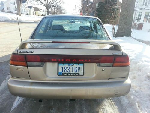 1999 subaru legacy l 30th anniversary sedan 4-door 2.2l