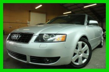 Audi a4 1.8t convertible low miles! loaded! 1-owner xlnt shape! must see!
