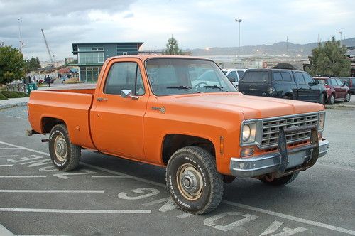 1975 chevy 4x4 6.6l 400 v8 scottsdale k10 great running condition!