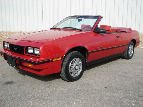 1986 chevrolet cavalier z24 convertible 2-door 2.8l