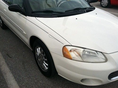 2002 chrysler sebring limited convertible showroom condition stunning