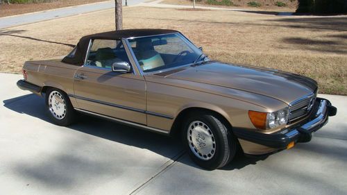 1987 mercedes-benz 560sl roadster coupe low miles no reserve