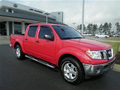 Red alert w/gray interior sv v6 crew cab 1 one owner carfax finance warranty