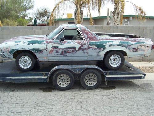 1969 ss 396 el camino with numbers matching drivetrain