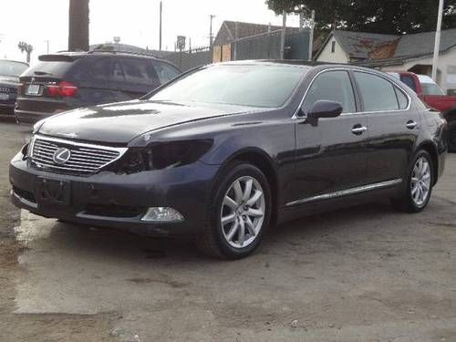 07 lexus ls460 l luxury sedan damaged salvage runs only 46k miles priced to sell