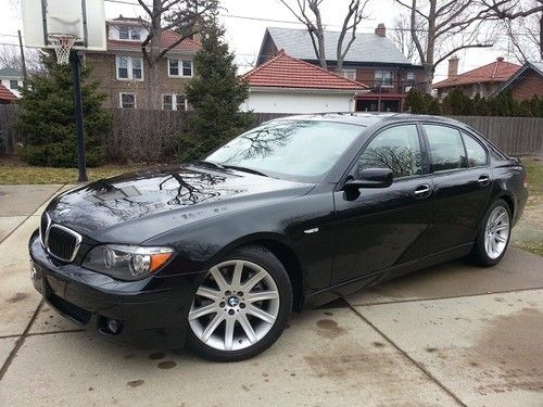 2006 black bmw 750i, excellent condition, nav, xenon, lthr, sunroof, nr!!