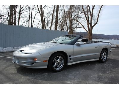 2002 pontiac firebird trans am convertible only 11k miles stunning collector  !!