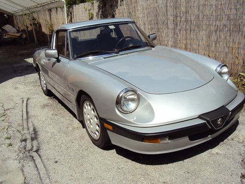 1987 alfa romeo  spider quadrifoglio