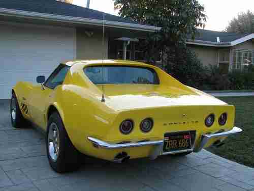 1969 CORVETTE STINGRAY BIG BLOCK, 4-SPEED, T-TOP,  ONE OWNER WITH DOCUMENTATION, image 4