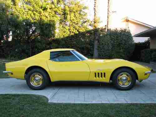 1969 CORVETTE STINGRAY BIG BLOCK, 4-SPEED, T-TOP,  ONE OWNER WITH DOCUMENTATION, image 5