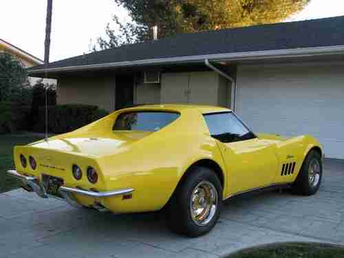 1969 CORVETTE STINGRAY BIG BLOCK, 4-SPEED, T-TOP,  ONE OWNER WITH DOCUMENTATION, image 6