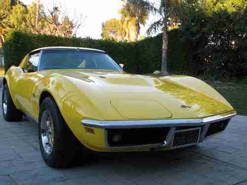 1969 CORVETTE STINGRAY BIG BLOCK, 4-SPEED, T-TOP,  ONE OWNER WITH DOCUMENTATION, image 7