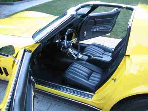 1969 CORVETTE STINGRAY BIG BLOCK, 4-SPEED, T-TOP,  ONE OWNER WITH DOCUMENTATION, image 9