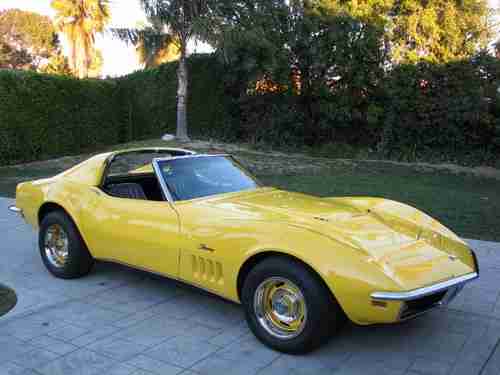 1969 CORVETTE STINGRAY BIG BLOCK, 4-SPEED, T-TOP,  ONE OWNER WITH DOCUMENTATION, image 10