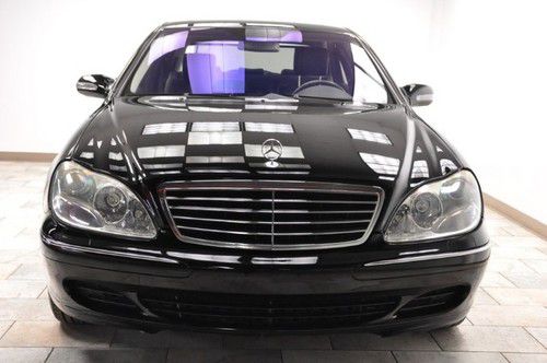 2003 mercedes-benz s500 blk/blk 4matic awd low miles ext warranty