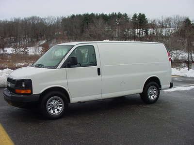 2010 chevy g-1500 cargo van awd 70k awd 5.3 v-8 a/c 5/100 warr.awd cargo van ct