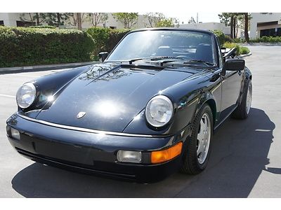 1975 porsche 911 cabriolet triple black leather 5 spd runs and looks excellent!