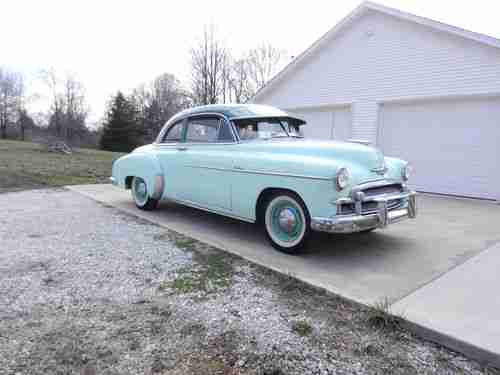 1950 Chevrolet Deluxe Sport Coupe Original Two Door Six Cylinder Standard Trans., image 4