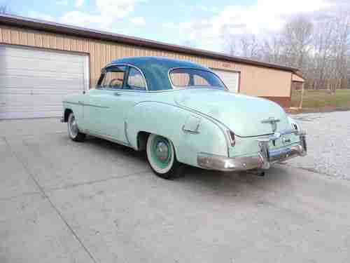1950 Chevrolet Deluxe Sport Coupe Original Two Door Six Cylinder Standard Trans., image 8