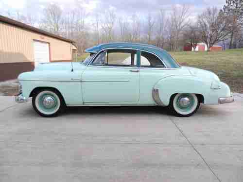 1950 Chevrolet Deluxe Sport Coupe Original Two Door Six Cylinder Standard Trans., image 10