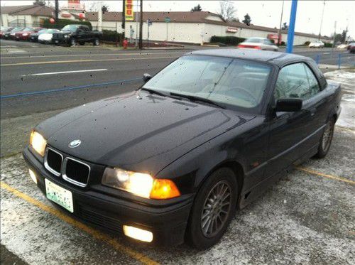 1996 bmw 323ci cabriolet w/ removable hard-top no reserve / nr