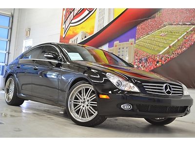 08 mercedes benz cls 550 financing 43k navigation moonroof rims bluetooth clean