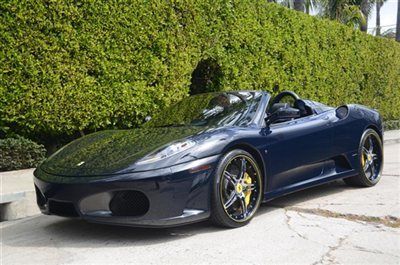 2005 ferrari f430 spider. blue over blue. blue soft top. loaded. 5300 miles.