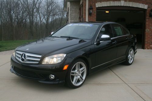 2008 mercedes benz c350,amg package, black, excellent condition