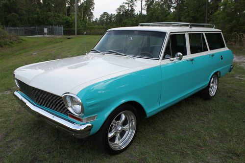 1964 chevrolet ii nova 400 wagon 355 mint street rod chevy ~!~!~make offer~!~!~